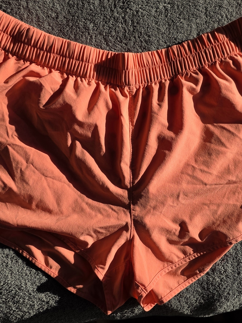 Athleta Coral Athletic Shorts with Elastic Waist Size M